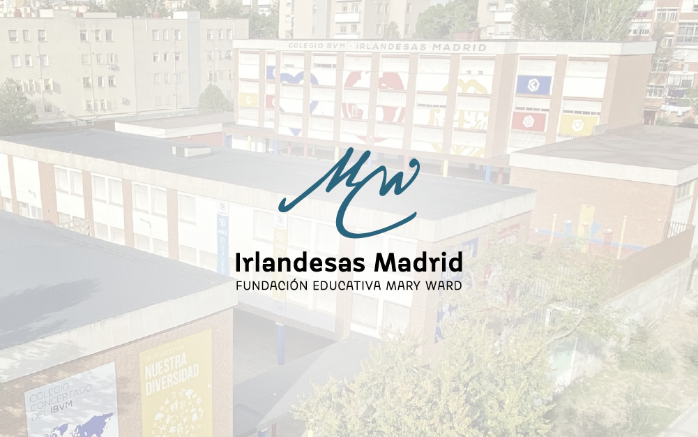 Hecho de estaño Hay una necesidad de Bienvenid@ · Colegio Irlandesas Madrid